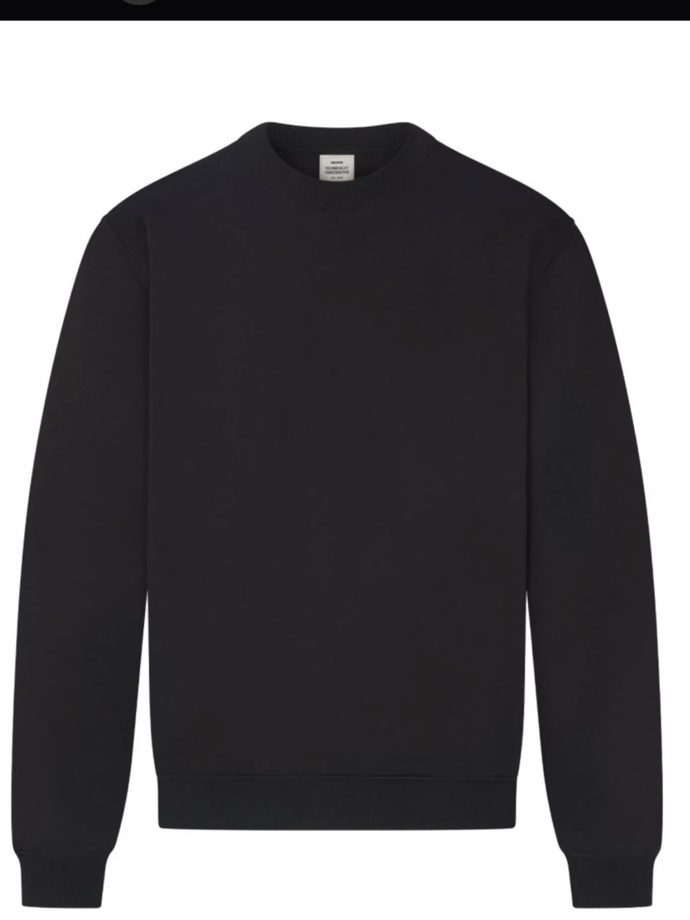Skims Black Crewneck Sweater